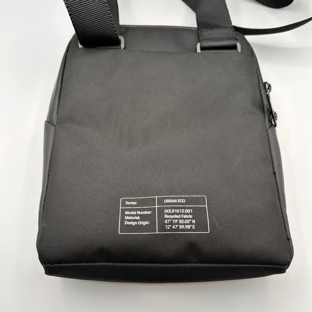 Porsche Design Urban Eco Shoulder Crossbody Messenger Bag Black OCL01512001